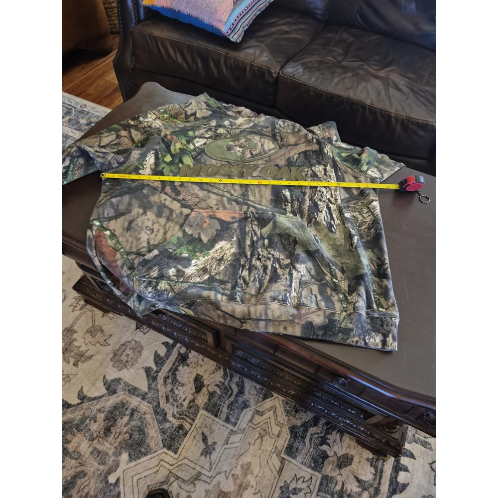 Mossy Oak mens hoodie. Embroidered sz.2XL . Nice hoodie kangaroo pocket.(#1863B)